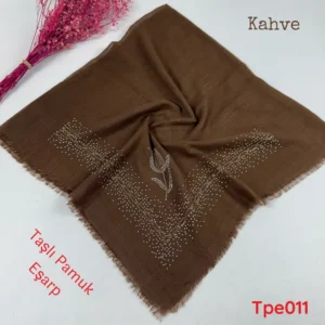 KA-099 Taşlı Pamuk Eşarp