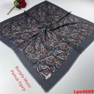 N-081 Bonjela Mono Pamuk Eşarp