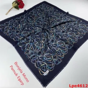 N-084 Bonjela Mono Pamuk Eşarp